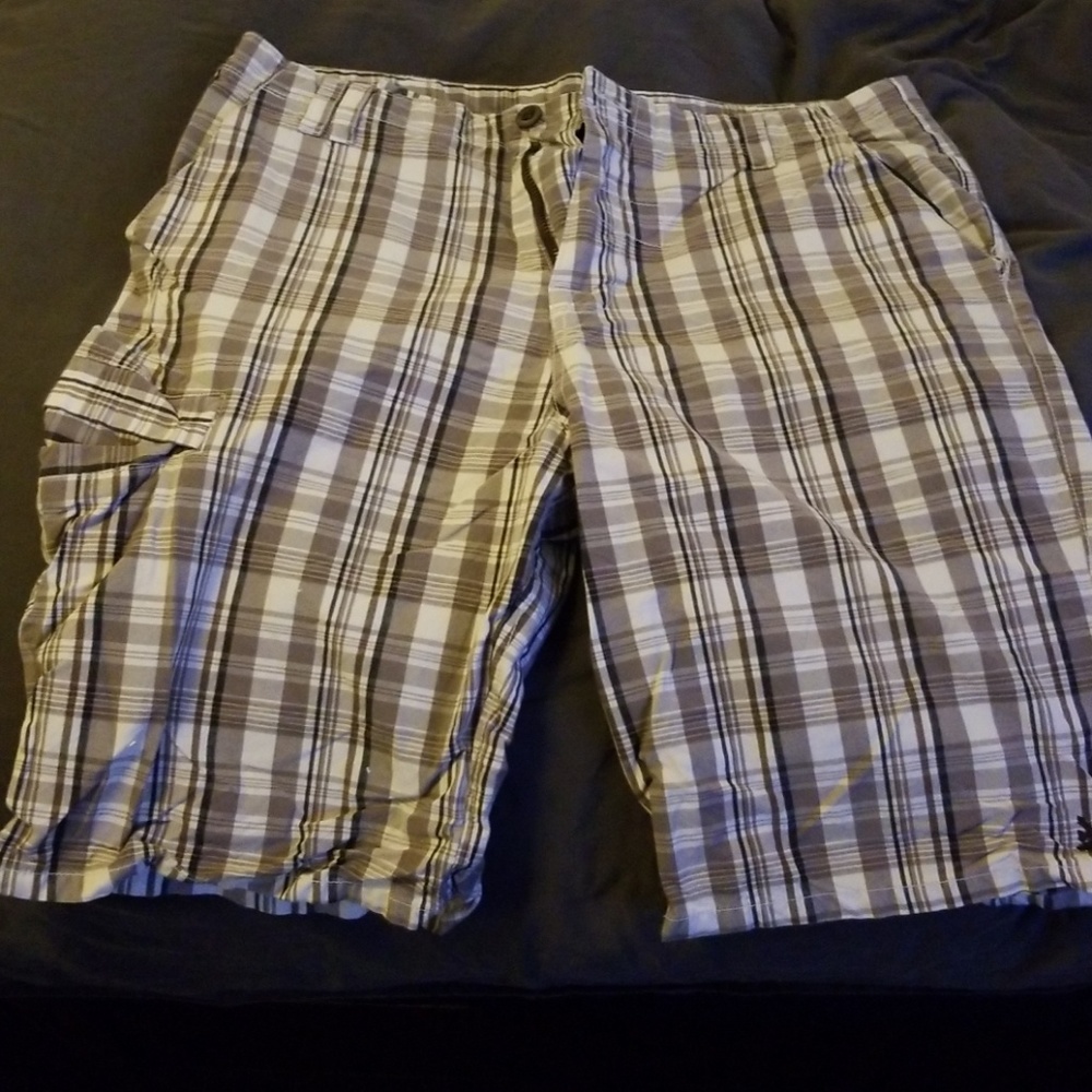 Zoo York plaid shorts